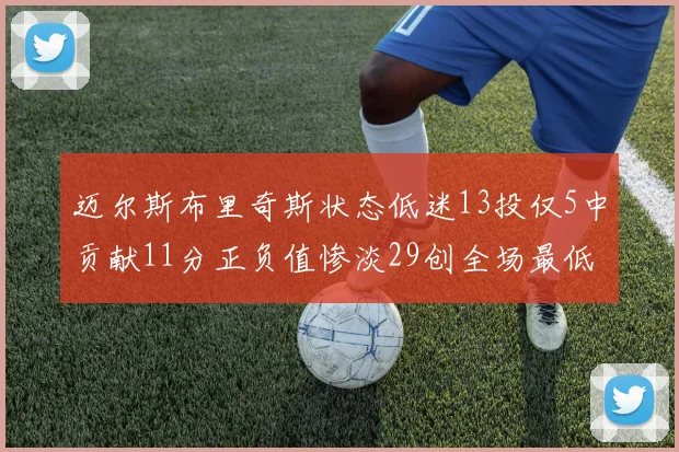 迈尔斯布里奇斯状态低迷13投仅5中贡献11分正负值惨淡29创全场最低纪录